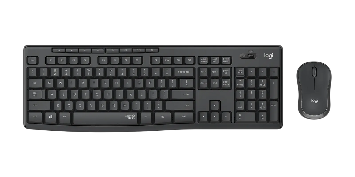 Logitech MK295 Silent Wireless Keyboard Mouse Combo Klik