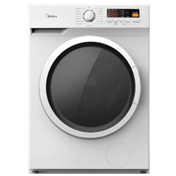 Midea Washing Machine Front Load 7kg White Digital Display