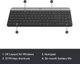 Logitech MK470 Slim Wireless Keyboard and Mouse Combo