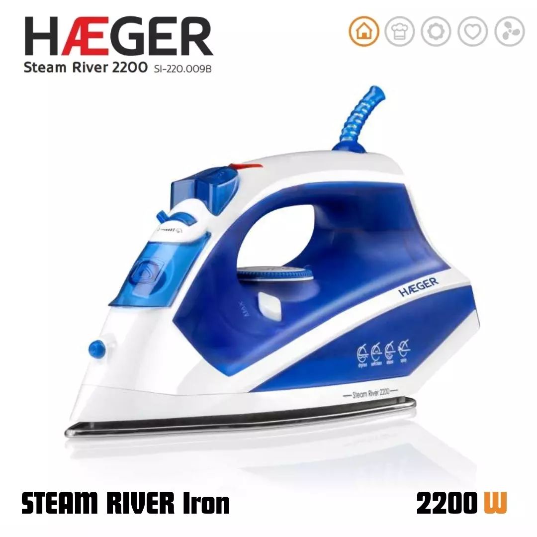 HAEGER STEAM RIVER Steam Iron