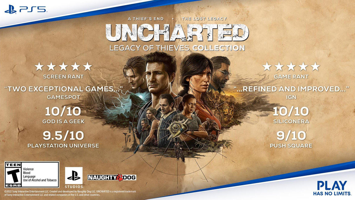  Uncharted: Legacy of Thieves Collection