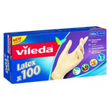 Vileda Gloves Latex Design Edition X 100