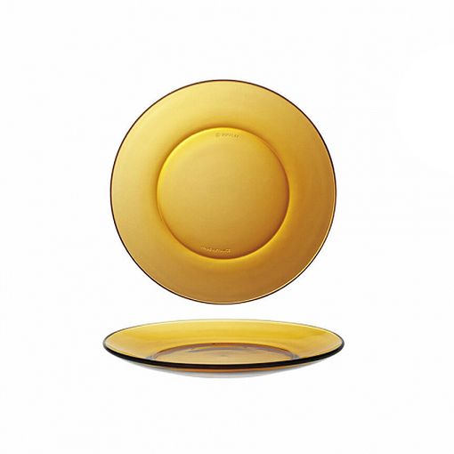 Duralex Set of 6 Amber Dessert Plate 19 cm