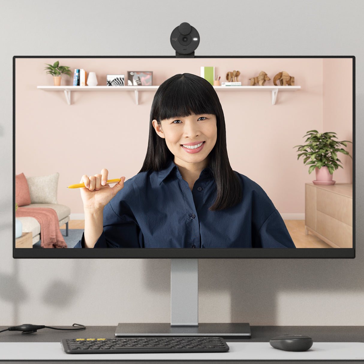 Logitech Brio 300 Full HD 1080p Webcam Graphite