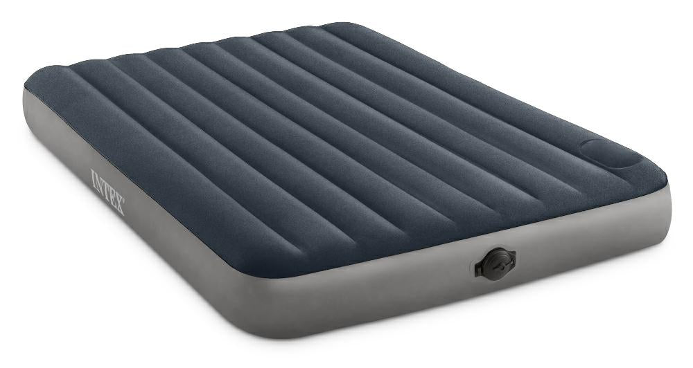 INTEX QUEEN DURA-BEAM SINGLE-HIGH AIRBED W/ 2-STEP PUMP  S21