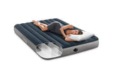 INTEX QUEEN DURA-BEAM SINGLE-HIGH AIRBED W/ 2-STEP PUMP  S21
