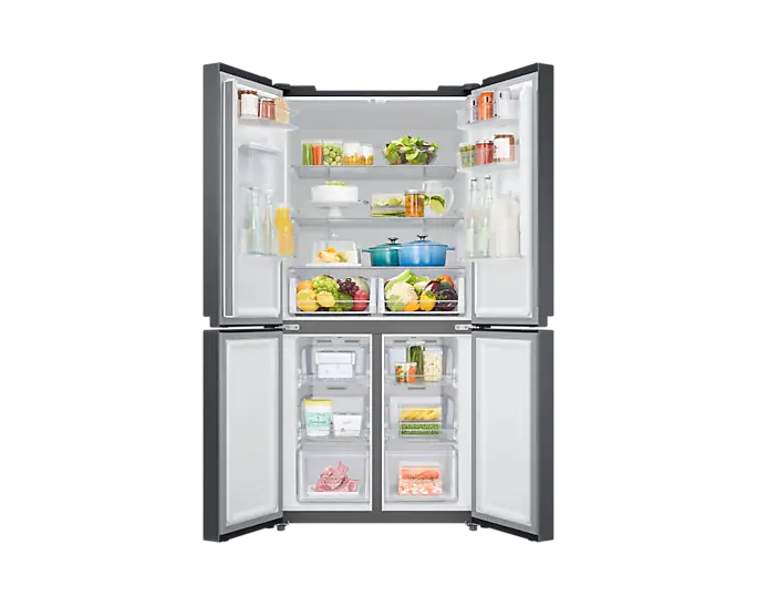 Samsung Refrigerator 4 doors Gentle Black Matt